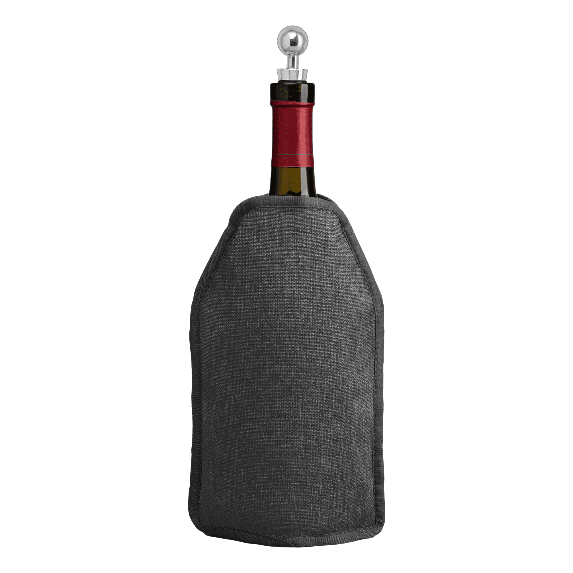 Nest Recycled Polyester Heathered Wine Bottle Cooler – 16.3 x 22.5 cm