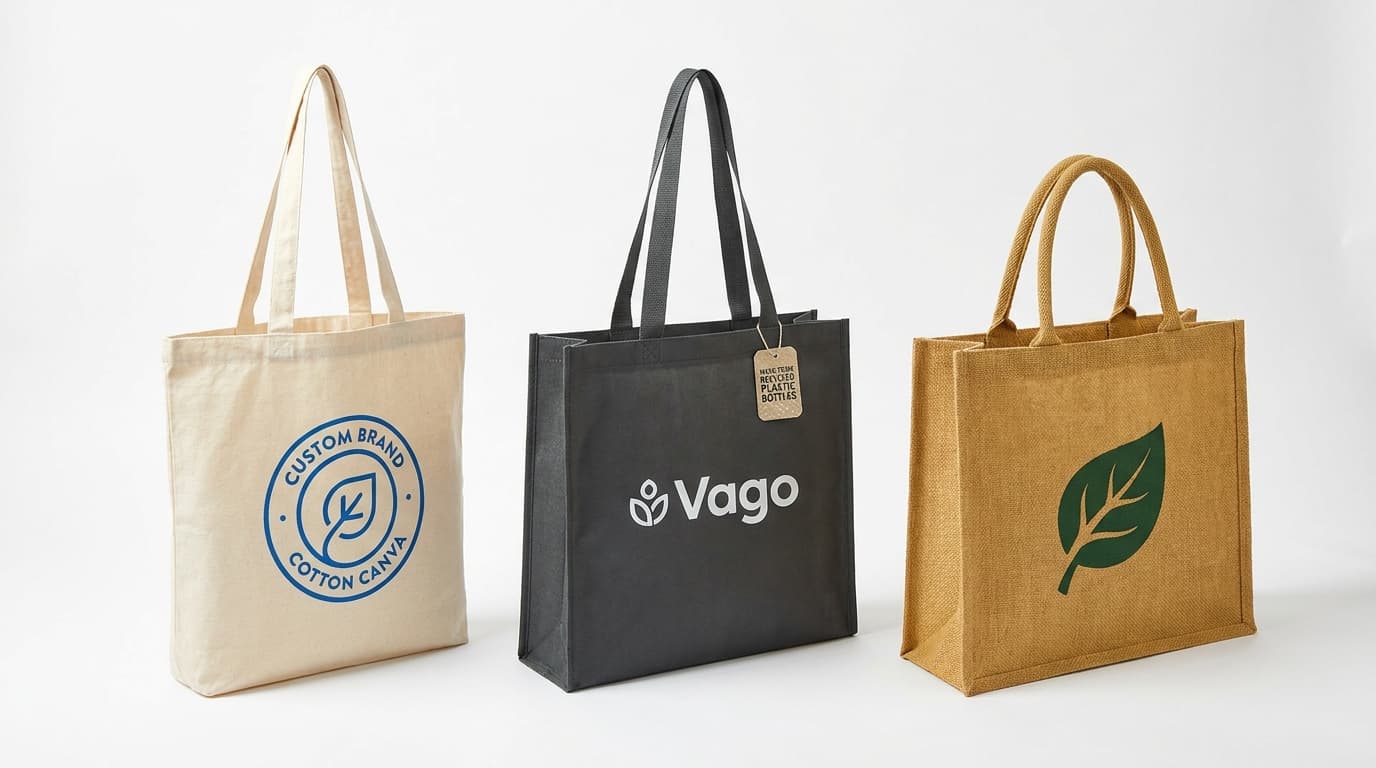 Custom Printed Tote Bags: Cotton vs Recycled vs Jute ā Which Is Best?