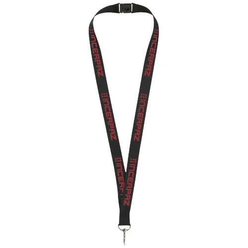 Custom Branded Lago lanyard with break-away closure