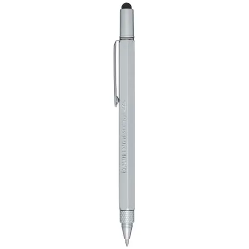 Promotional Dora recycled aluminium multifunctional pen (black ink)