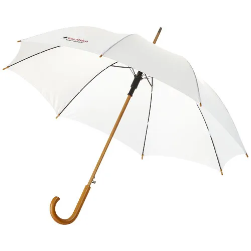 Promotional Kyle 23" auto open umbrella wooden shaft and handle