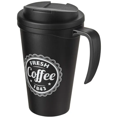 Custom Printed Americano® Grande 350 ml mug with spill-proof lid