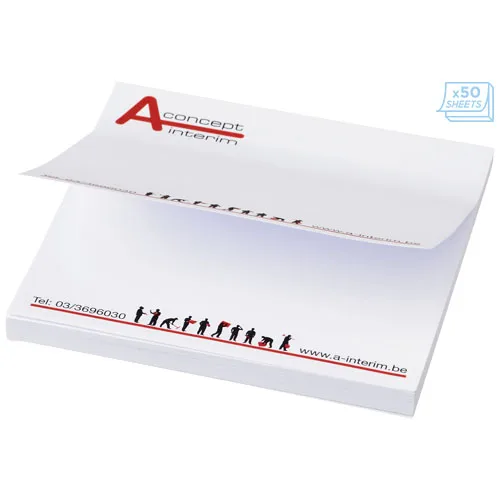 Promotional Sticky-Mate® sticky notes 75x75mm