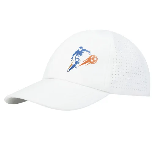 Custom Branded Mica 6 panel 110 g/m2 GRS recycled cool fit cap