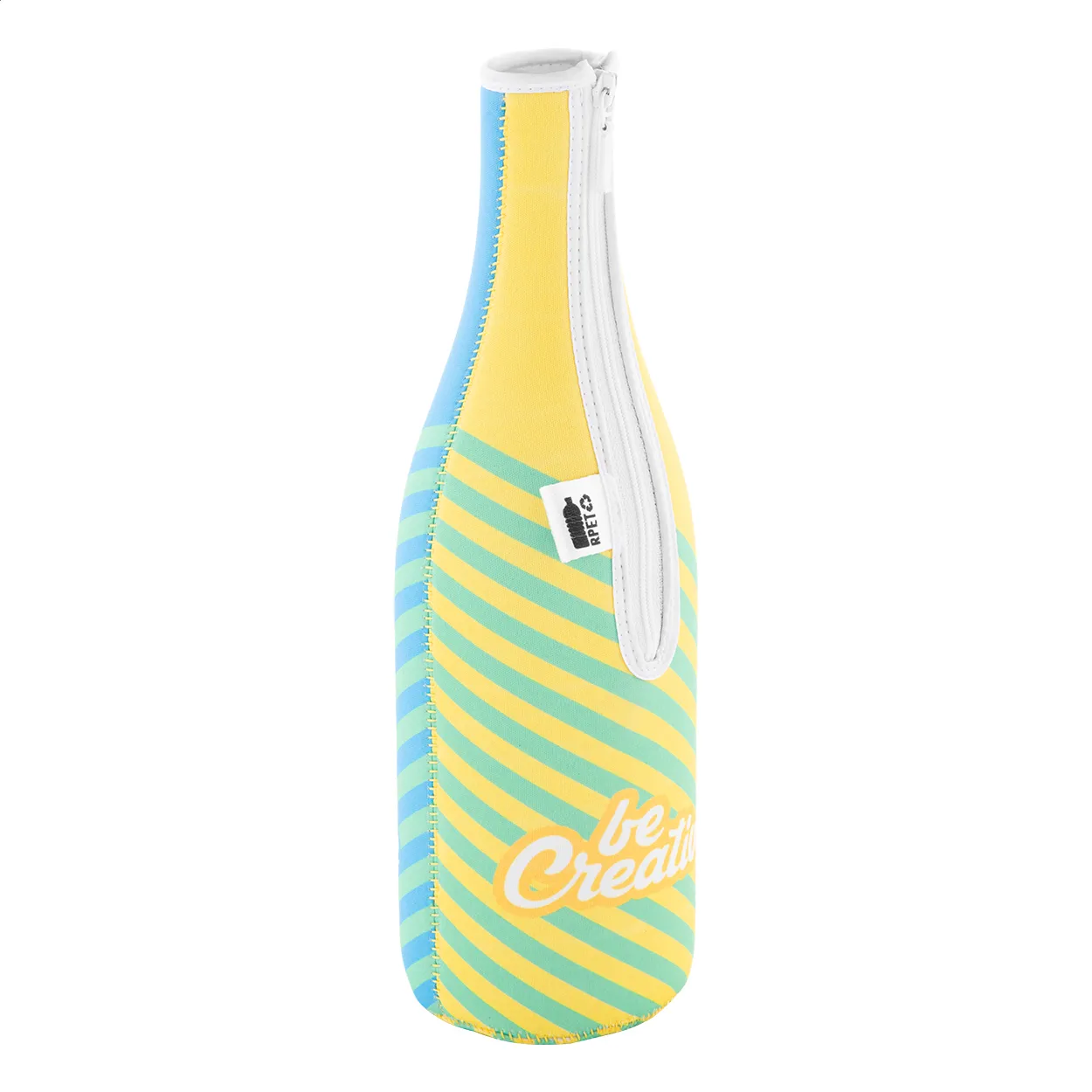 Custom Printed RPET wine bottle cooler