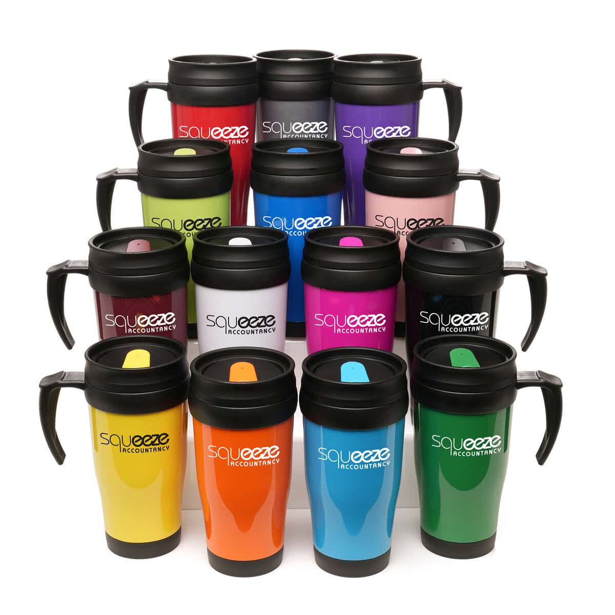 Custom Branded Polo Plus 400ml Travel Mug