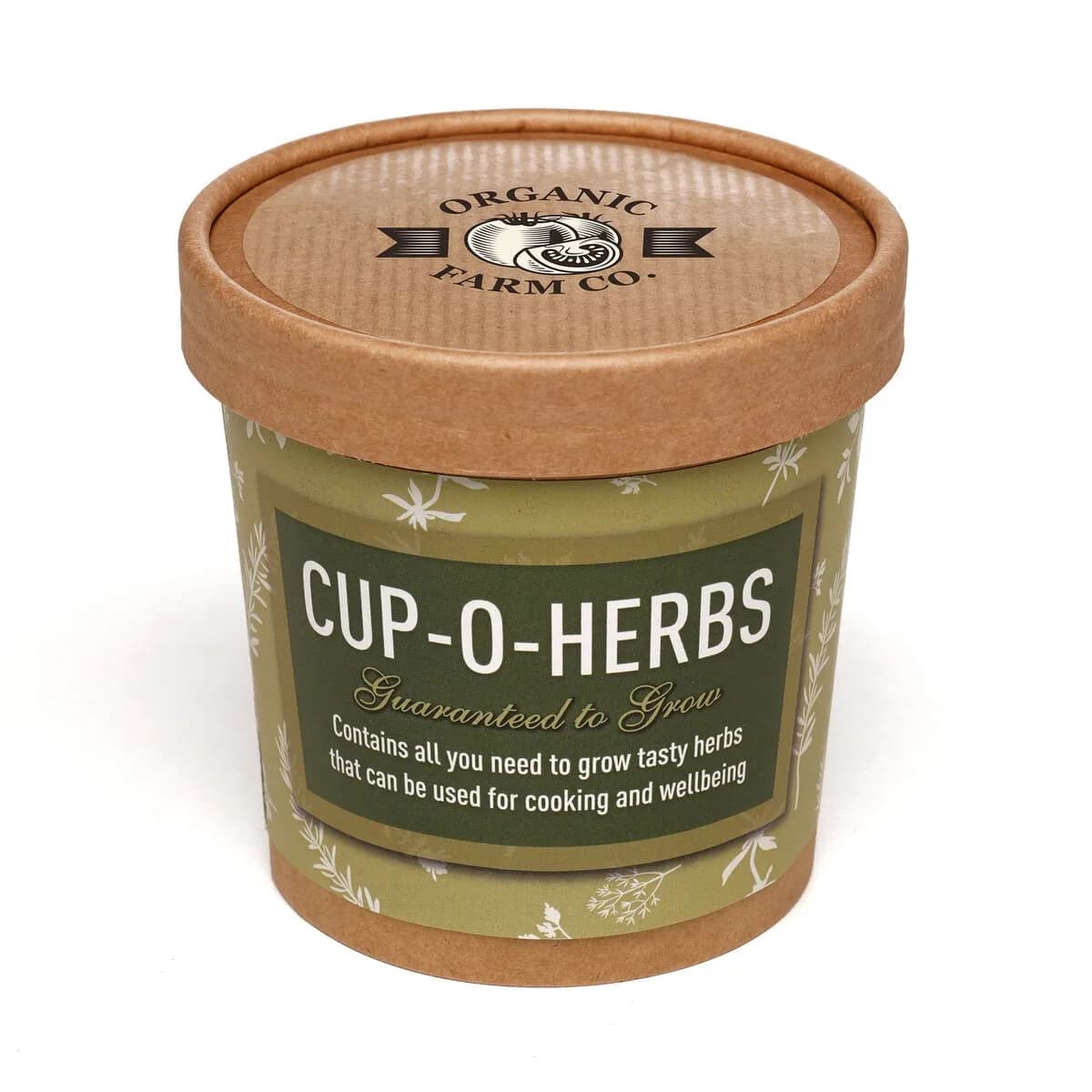 Custom Printed Natural Cup-O-Herbs Grow Kit