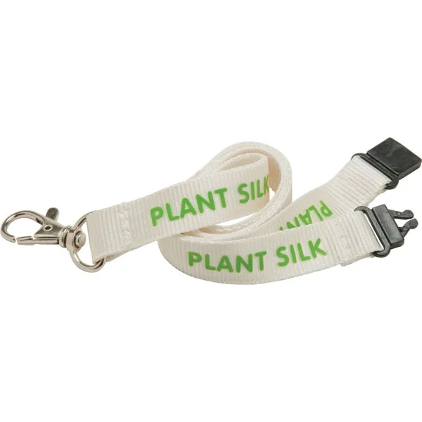 Custom Branded 20mm Plant Silk Lanyard