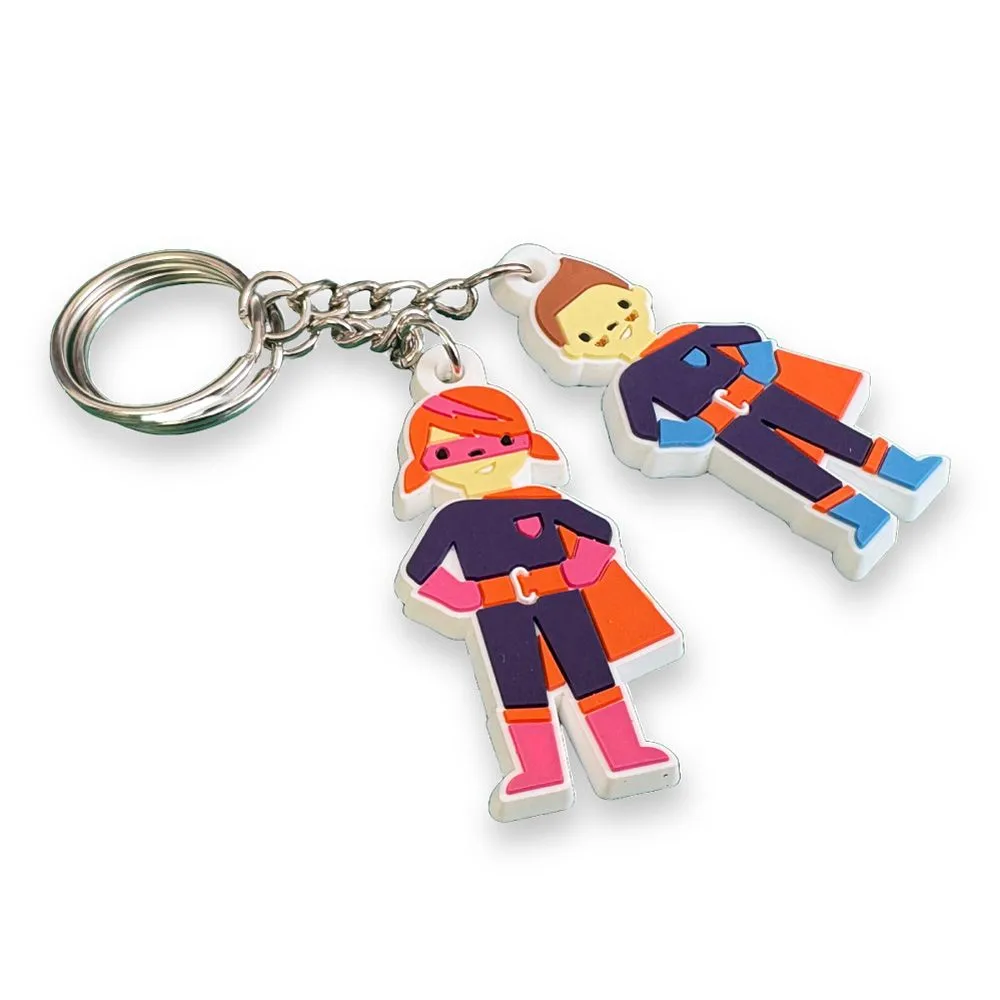 Promotional Soft PVC Keyring (50mm)
