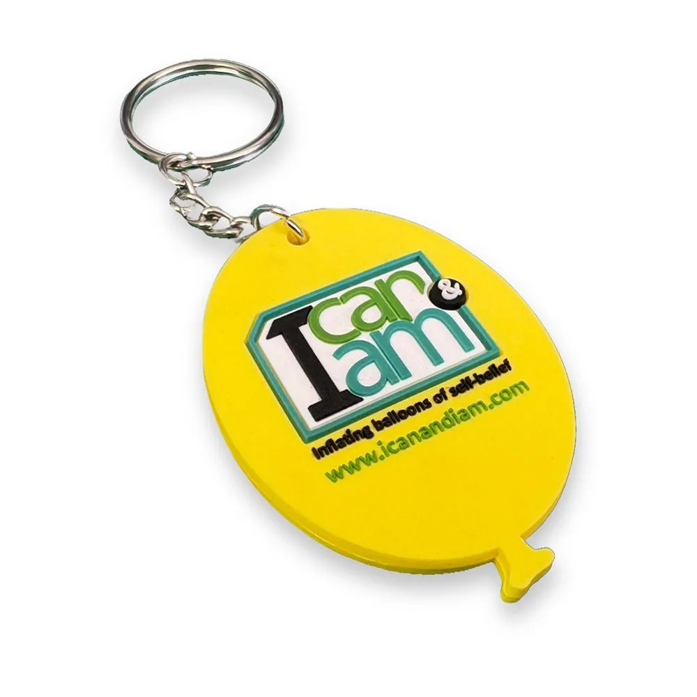 Promotional Soft PVC Keyring (60mm)