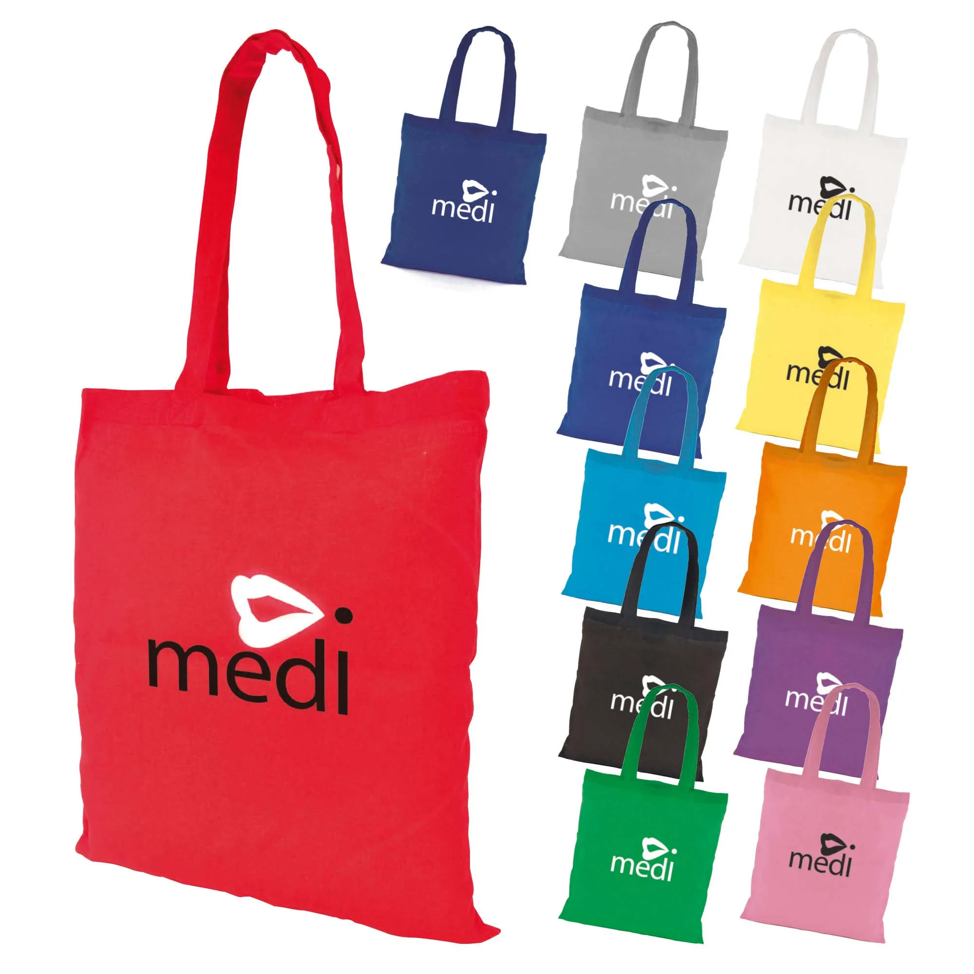 Custom Branded Coloured 5oz Cotton Shopper