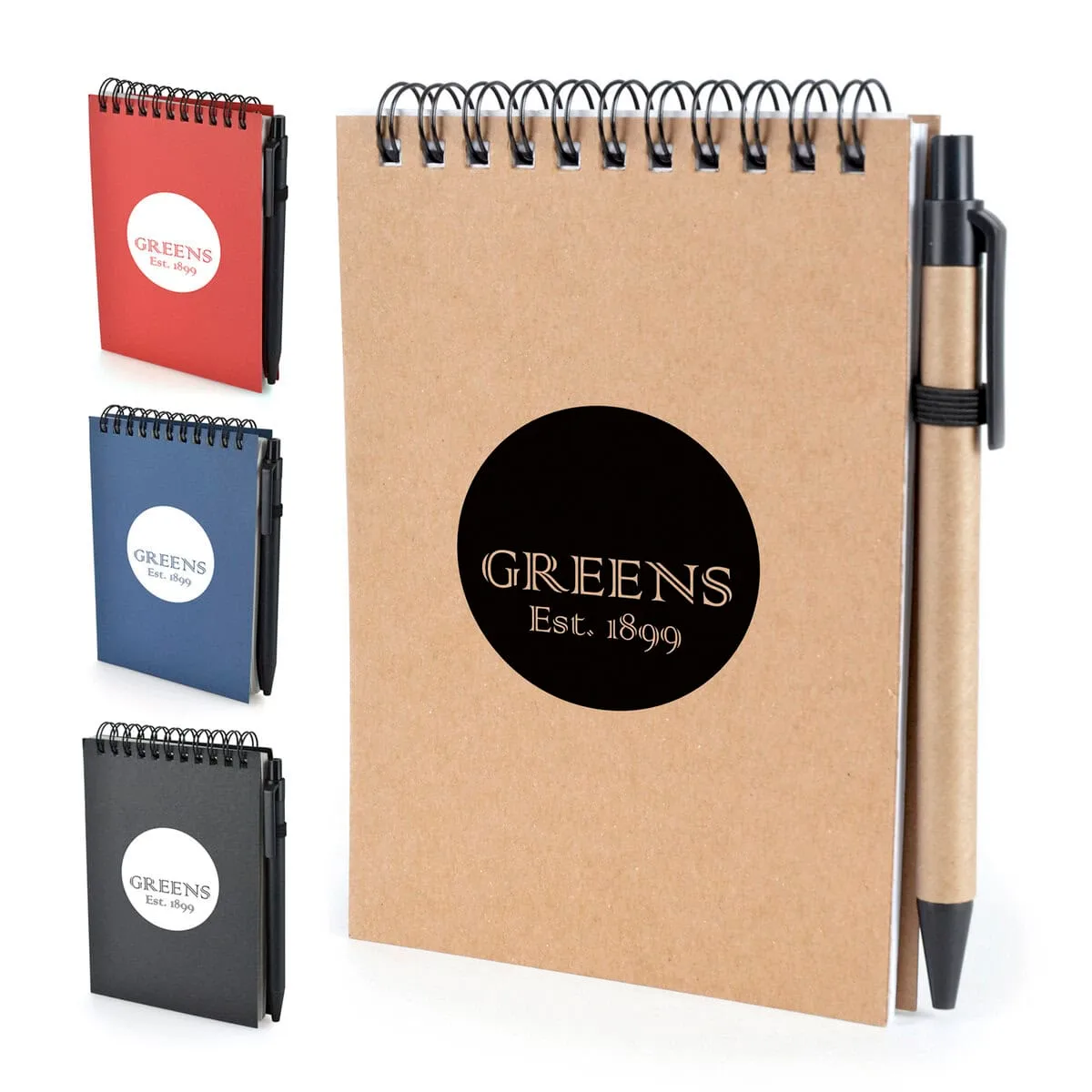 Branded A6 Intimo Recycled Flip Jotter