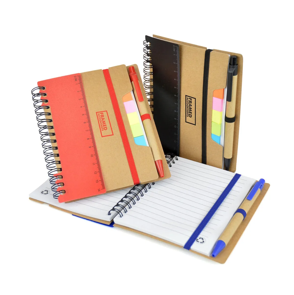 Promotional 3 In 1 Natural Notebook