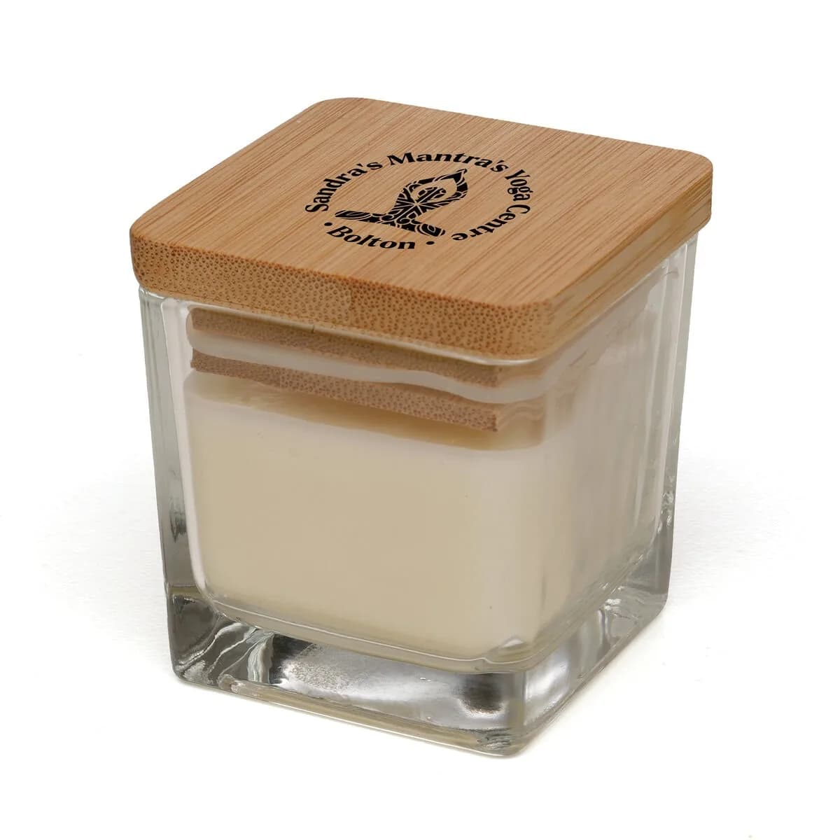 Custom Printed Serenity Soy Wax Glass Candle
