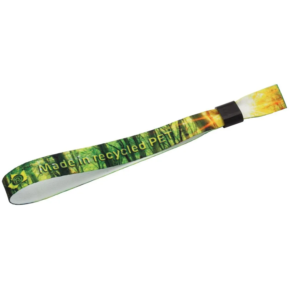 Custom Branded Recycled PET Event Wristband (Dye Sublimation Print)