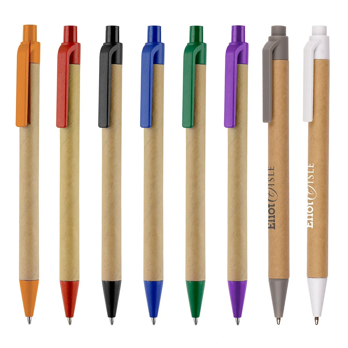 Promotional Hale Card Ball Pen with Recyclable Plastic trim