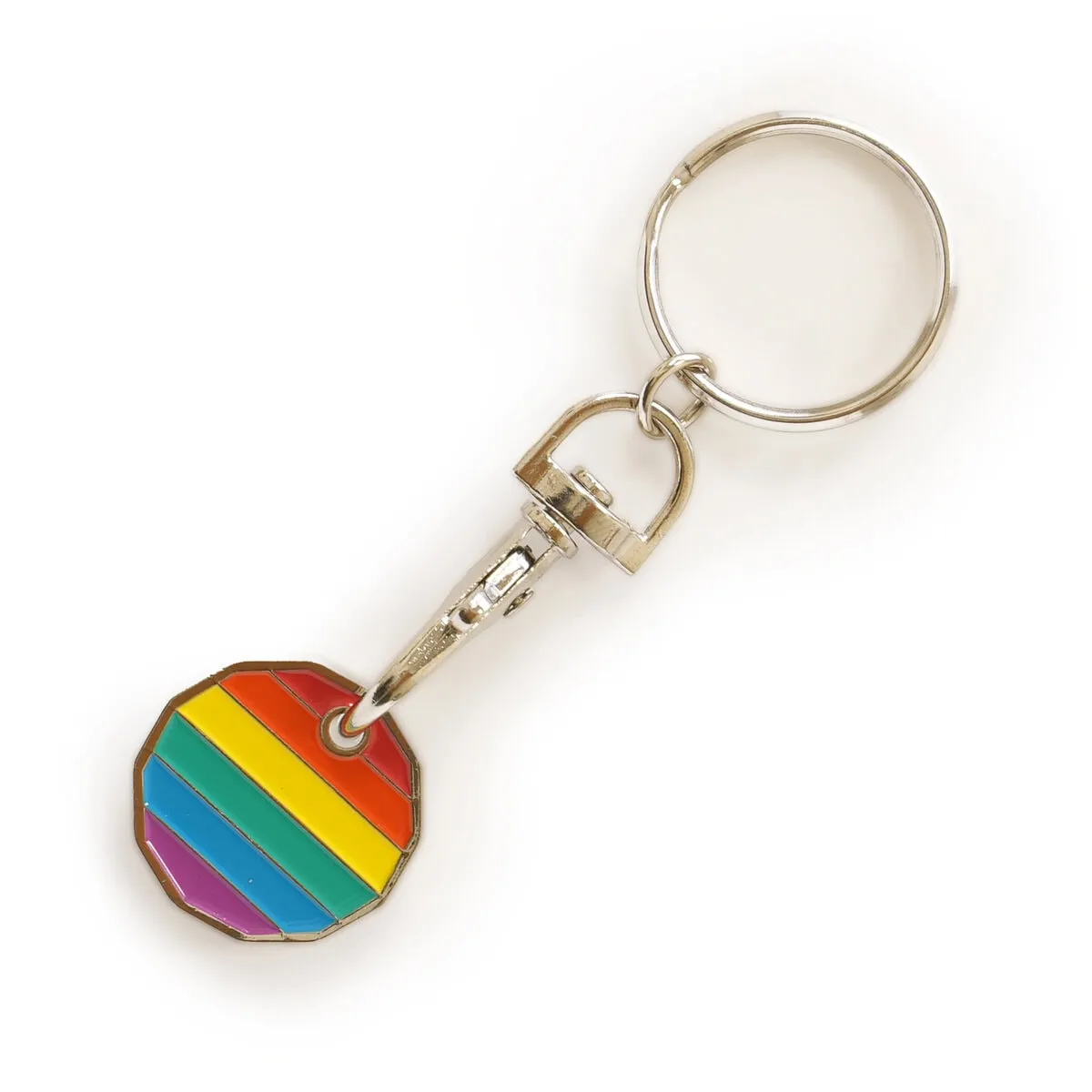 Custom Branded Rainbow Trolley Coin