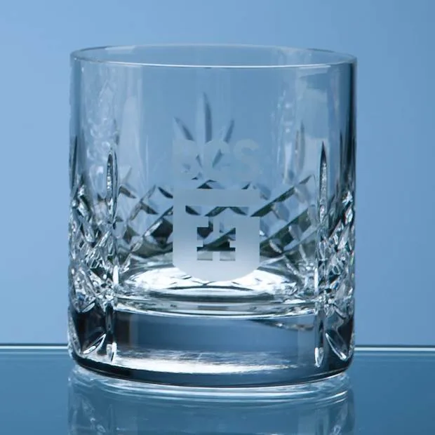 Custom Printed 310ml Mayfair Crystalite Panel Whisky Tumbler