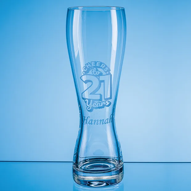 Promotional 0.67ltr Curved Pilsner Glass