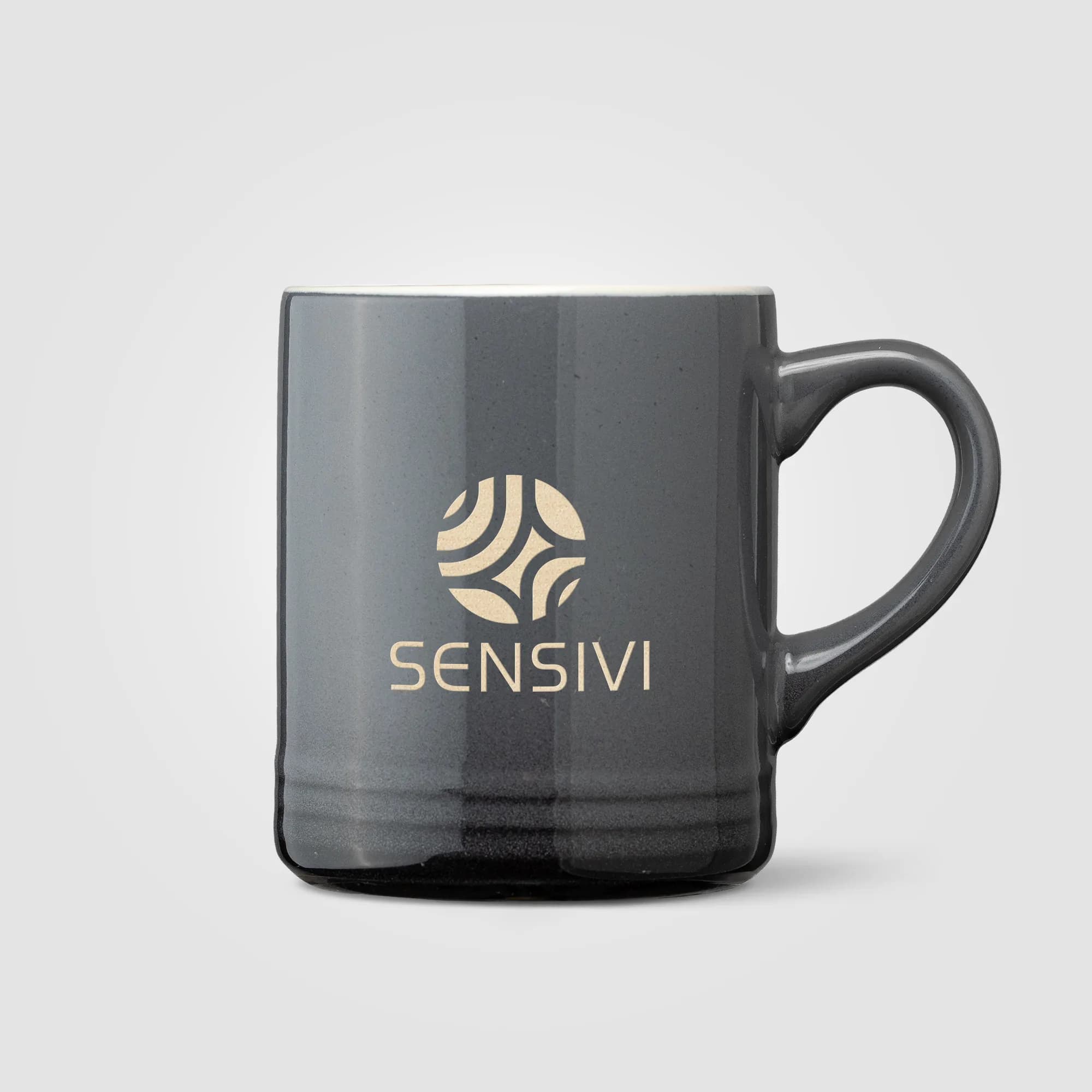 Custom Printed Corin Ceramic Ombre Silhouette Mug - 355 ml