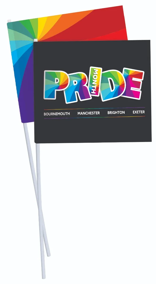 Promotional A4 Hand Waving Flags