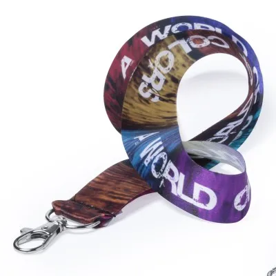 Custom Branded 20mm x Dye Sublimated Lanyard With Safety Break And Thumb Trigger