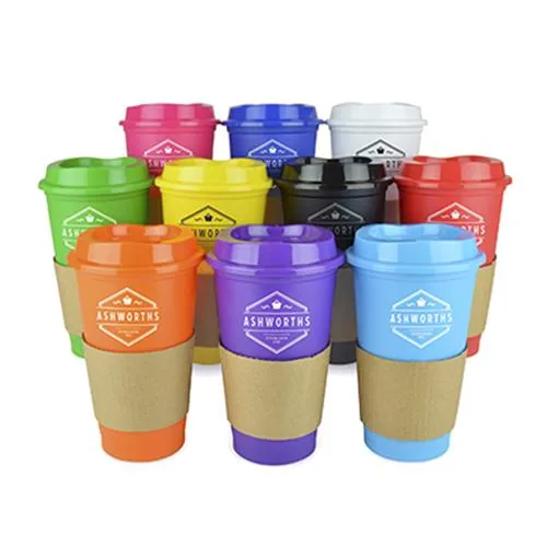 Custom Printed Café 500ml Take Out Mug