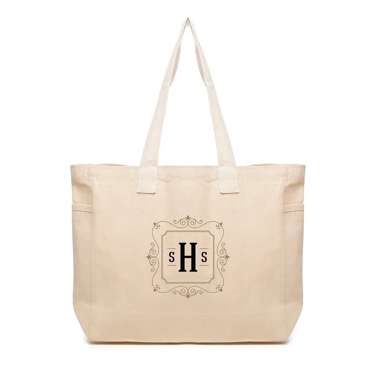 Custom Branded Natural Jones Shopper