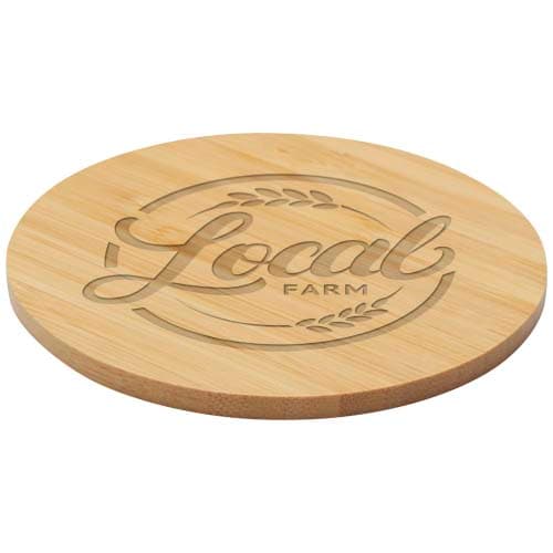 Promotional home accessories made from bamboo with custom branding options.