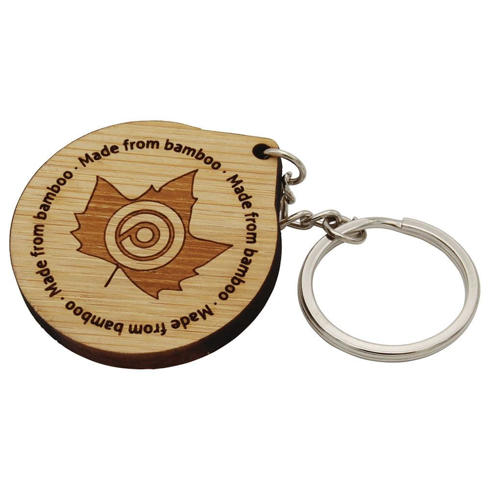 Bespoke Bamboo Keyring - 30mm with Custom Branding