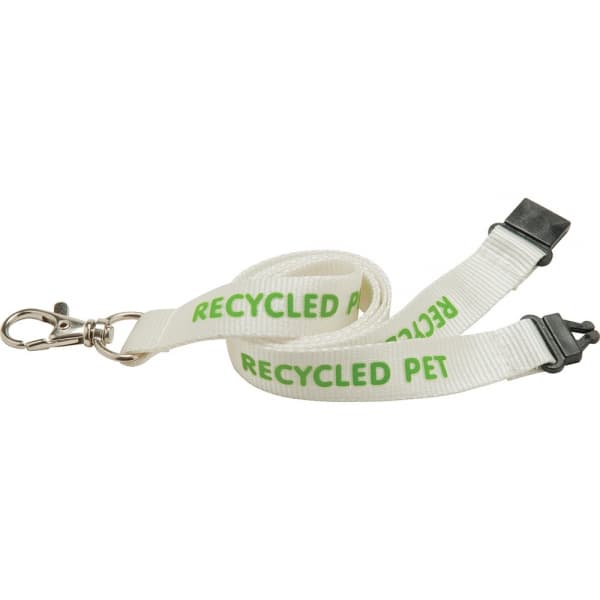 Textured 10mm Recycled PET Lanyard - 900mm Length