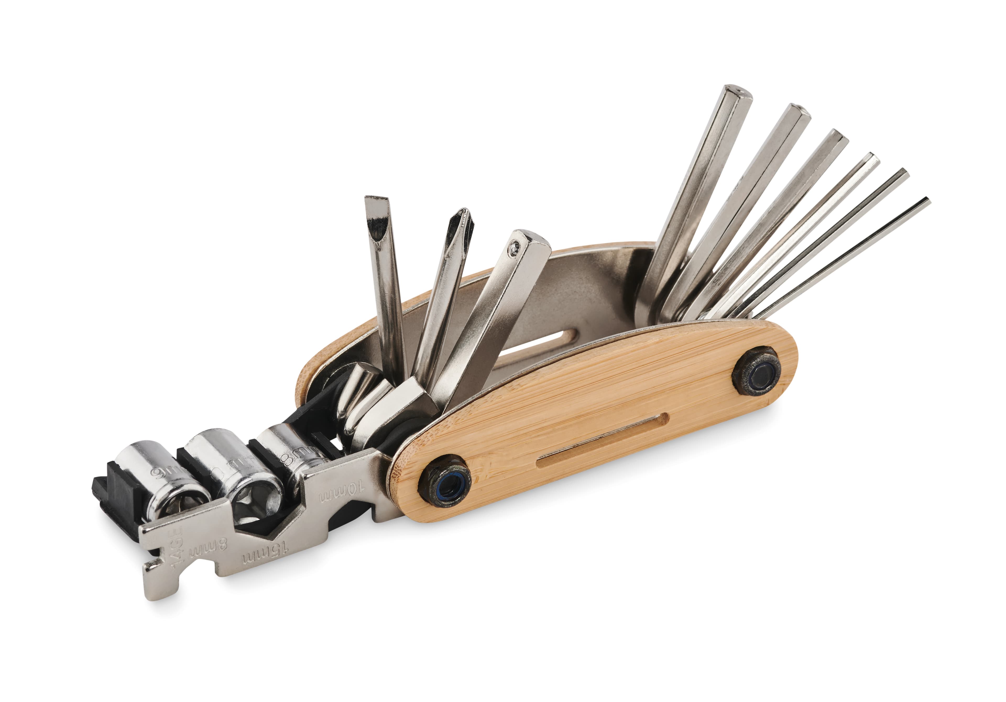 Promotional Multi Tool Pocket In Bamboo