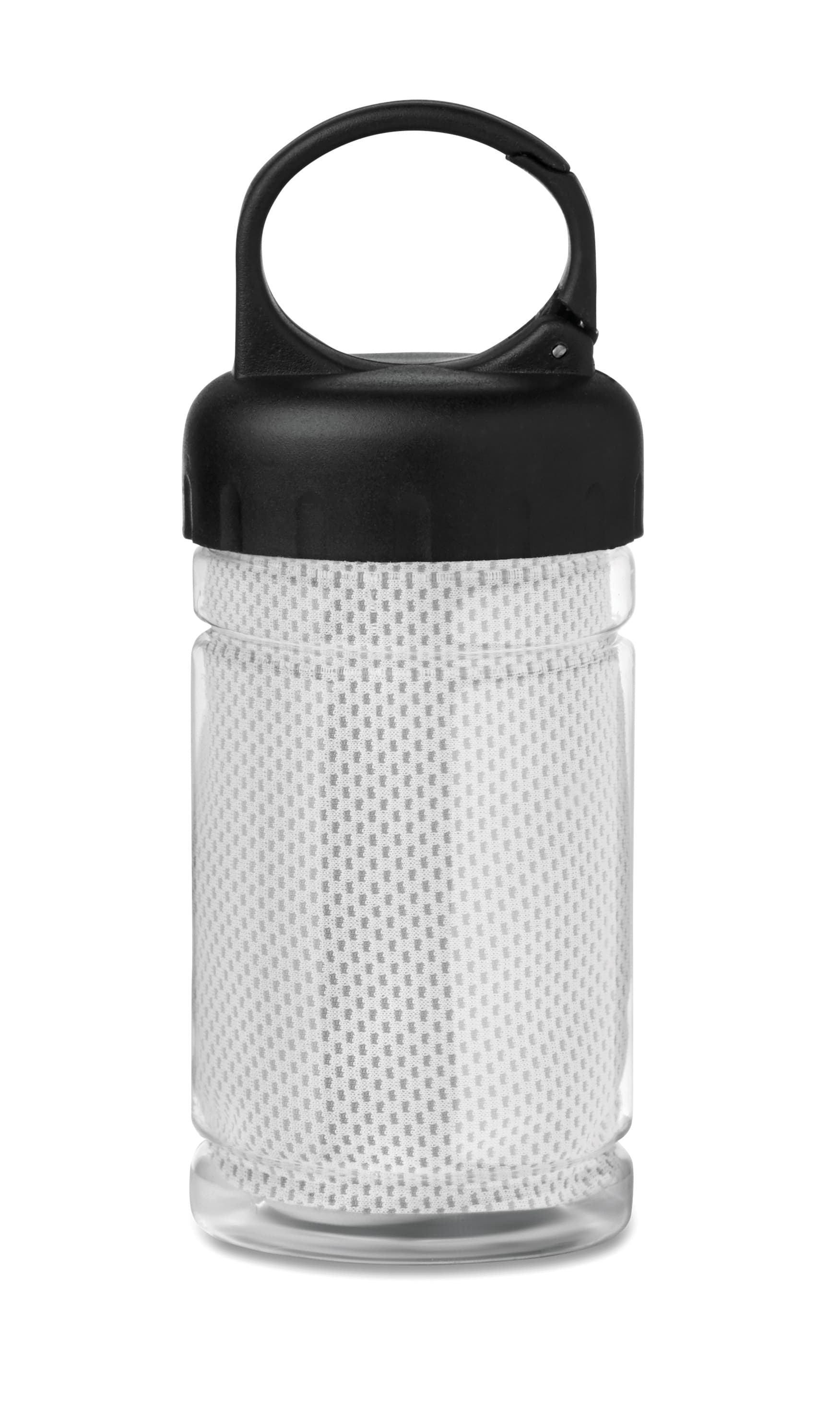 Custom Printed Cooling Towel In Pet Water Bottle