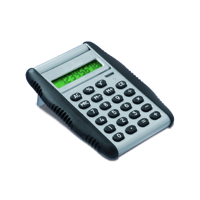 Calculator with rubber sides