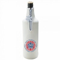 Kings Coronation Design Neoprene Zipped Bottle Holder for Spirits or Champagne