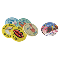 77, 57, 45 Or 32Mm Button Badges