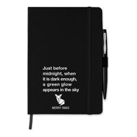 A5 note book with pen