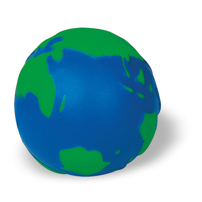 Anti-stress ball globe         
